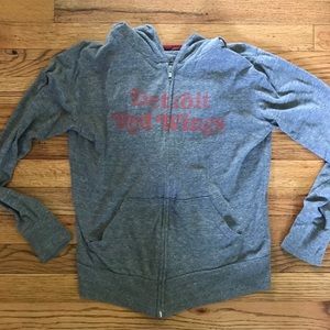 Nhl detroit red wings zip hoodie